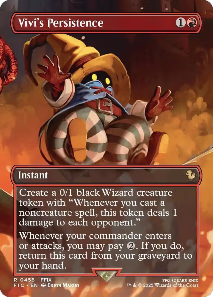 Vivi's Persistence (Borderless) (458), Commander: FINAL FANTASY — Magic card price