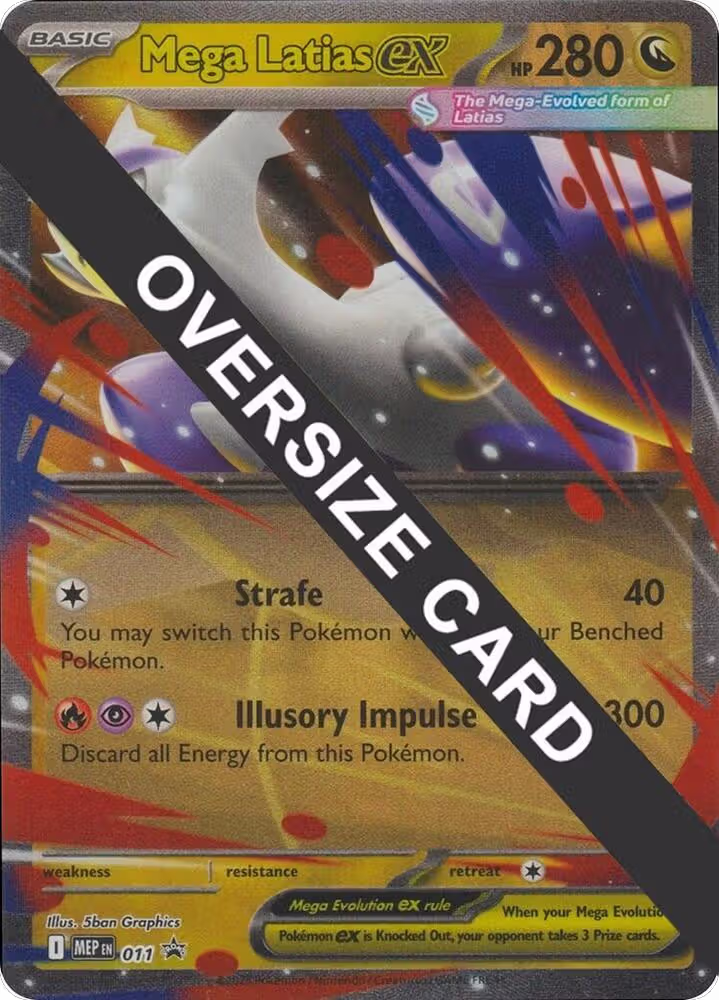 Mega Latias ex - 011 (011), Jumbo Cards — Pokémon card price