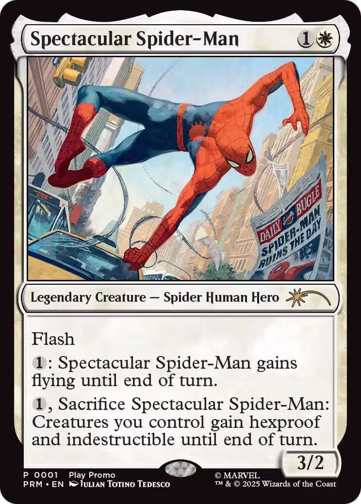 Spectacular Spider-Man (1), Play Promos — Magic card price