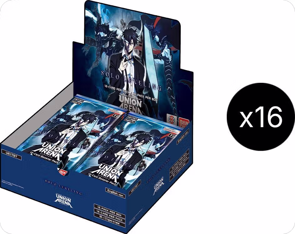SOLO LEVELING - Booster Box Case (First Edition), SOLO LEVELING — Union Arena sealed product price