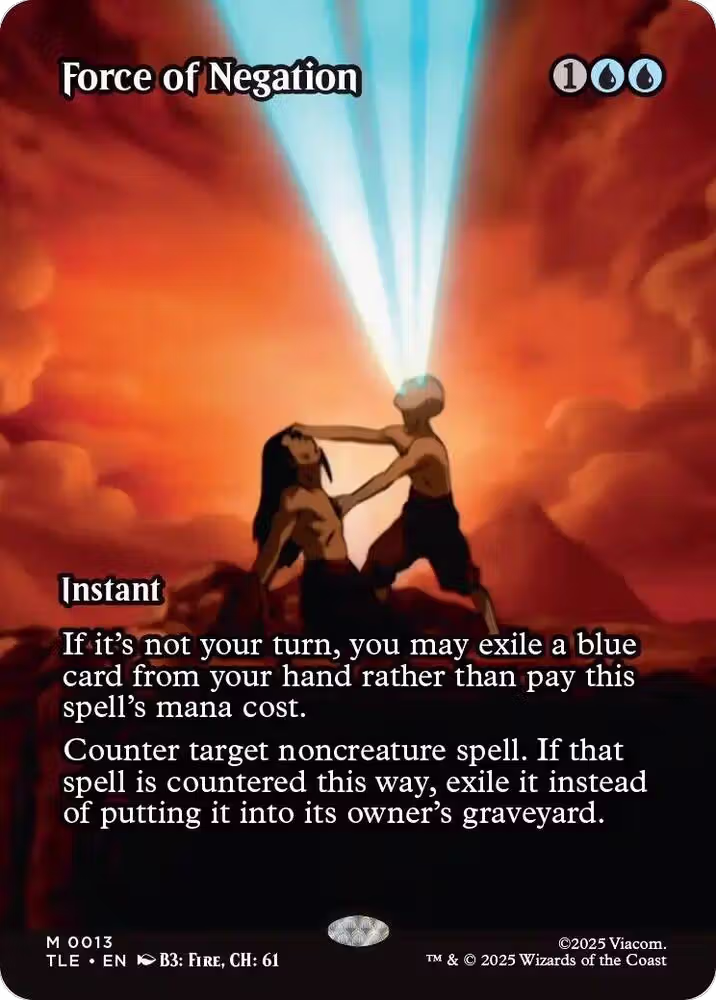 Force of Negation (Borderless) (13), Avatar: The Last Airbender: Eternal-Legal — Magic card price