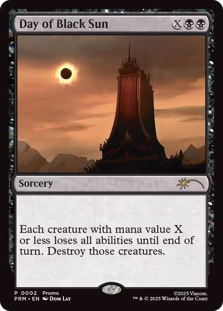 Day of Black Sun (2), Unique and Miscellaneous Promos — Magic card price