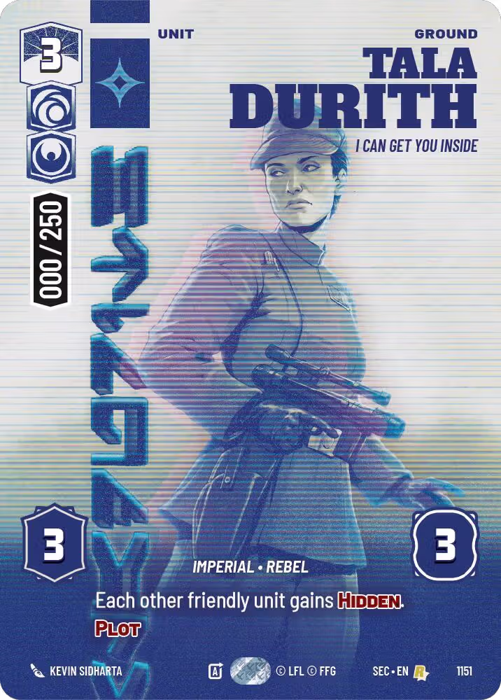 Tala Durith - I Can Get You Inside (Serialized) (1151), Secrets of Power — Star Wars card price