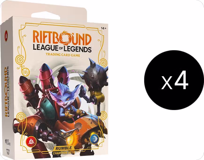 Spiritforged - Champion Deck (Rumble) Display, Spiritforged — Riftbound card price
