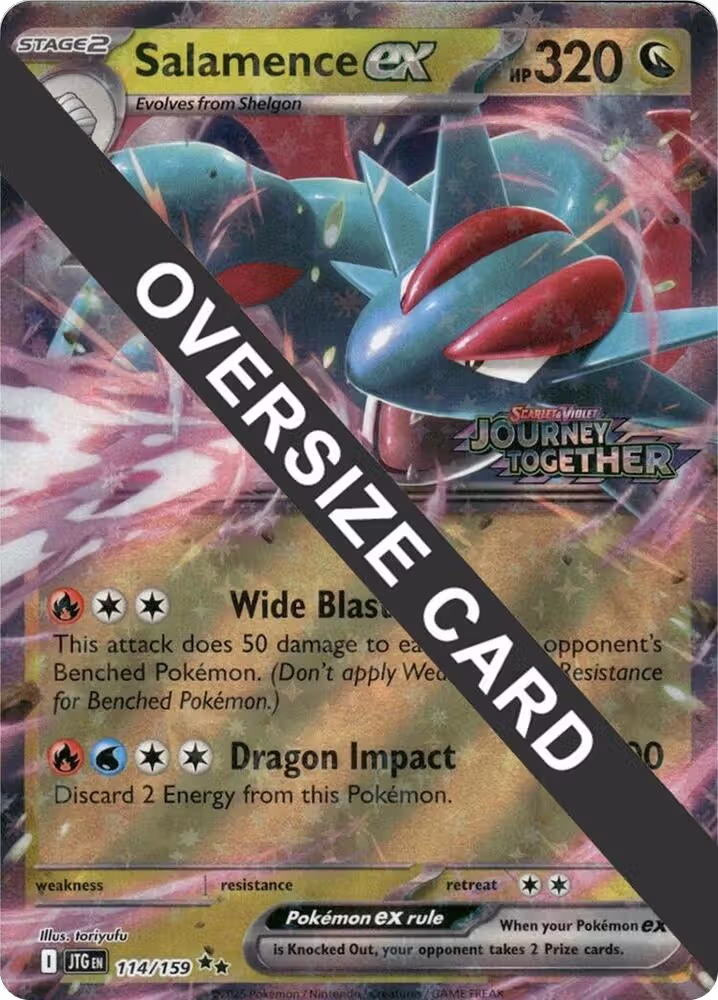 Salamence ex - 114/159 (114/159), Jumbo Cards — Pokémon card price