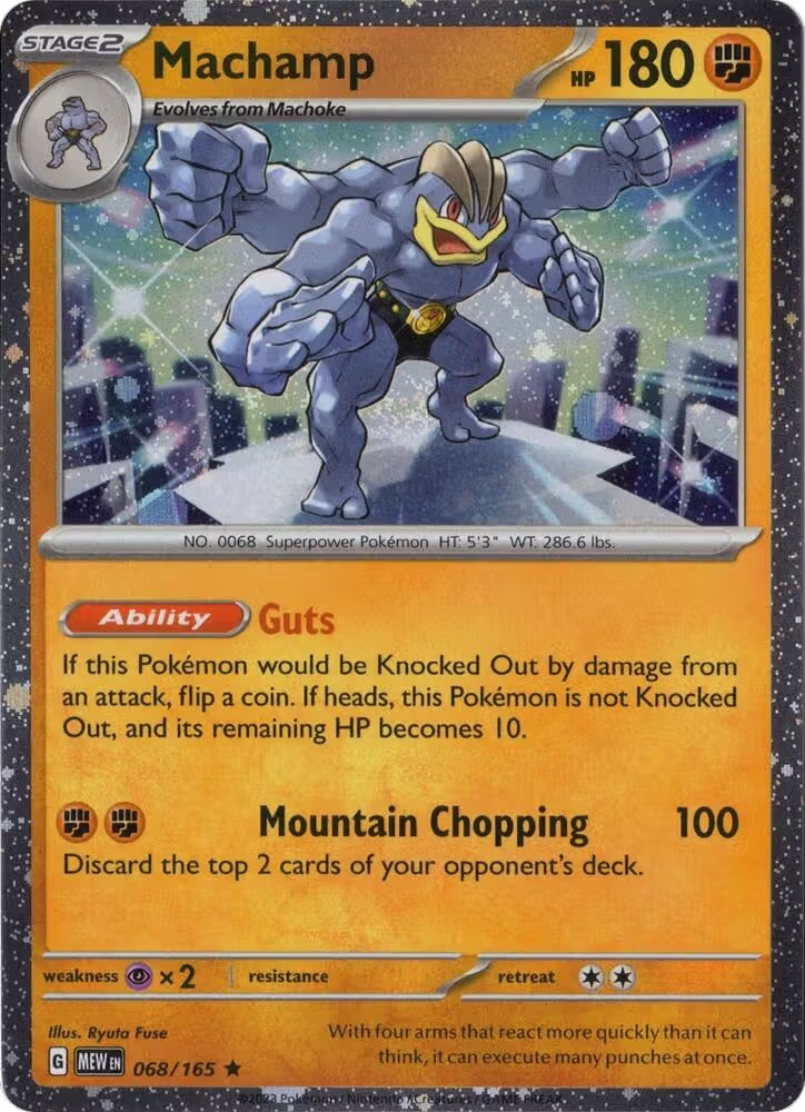 Machamp 068/165 (Cosmos Holo) (068/165), Miscellaneous Cards & Products — Pokémon card price