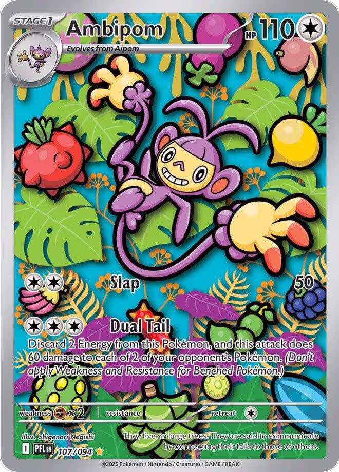 Ambipom - 107/094 (107/094), Phantasmal Flames — Pokémon card price