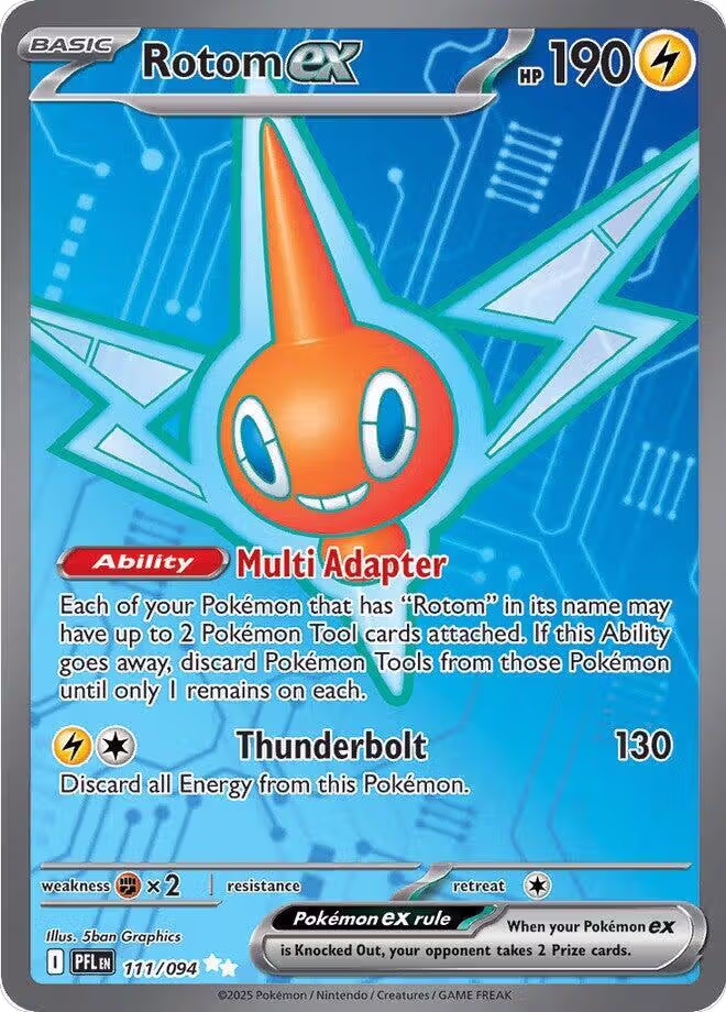Rotom ex - 111/094 (111/094), Phantasmal Flames — Pokémon card price