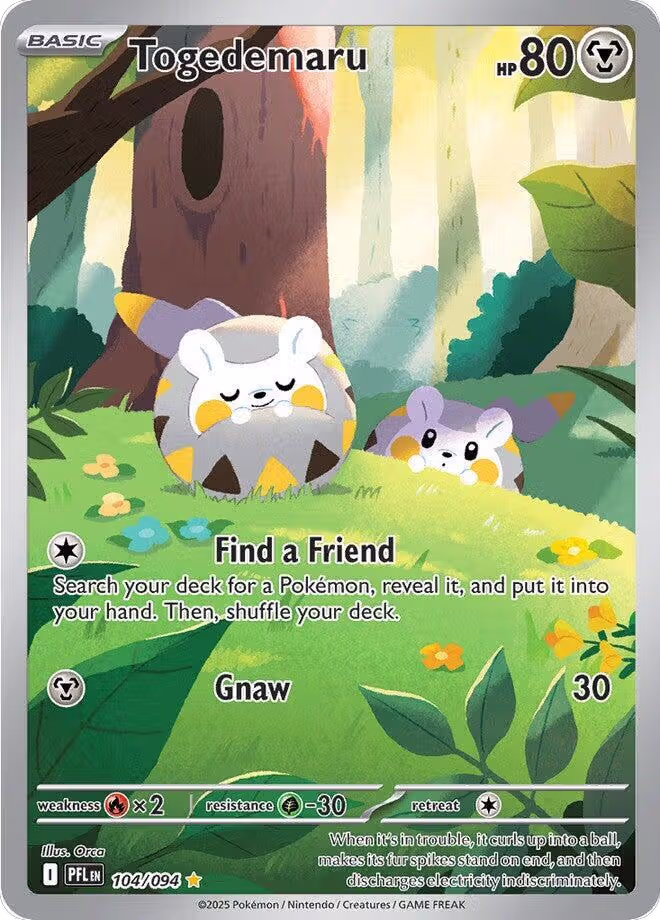 Togedemaru - 104/094 (104/094), Phantasmal Flames — Pokémon card price