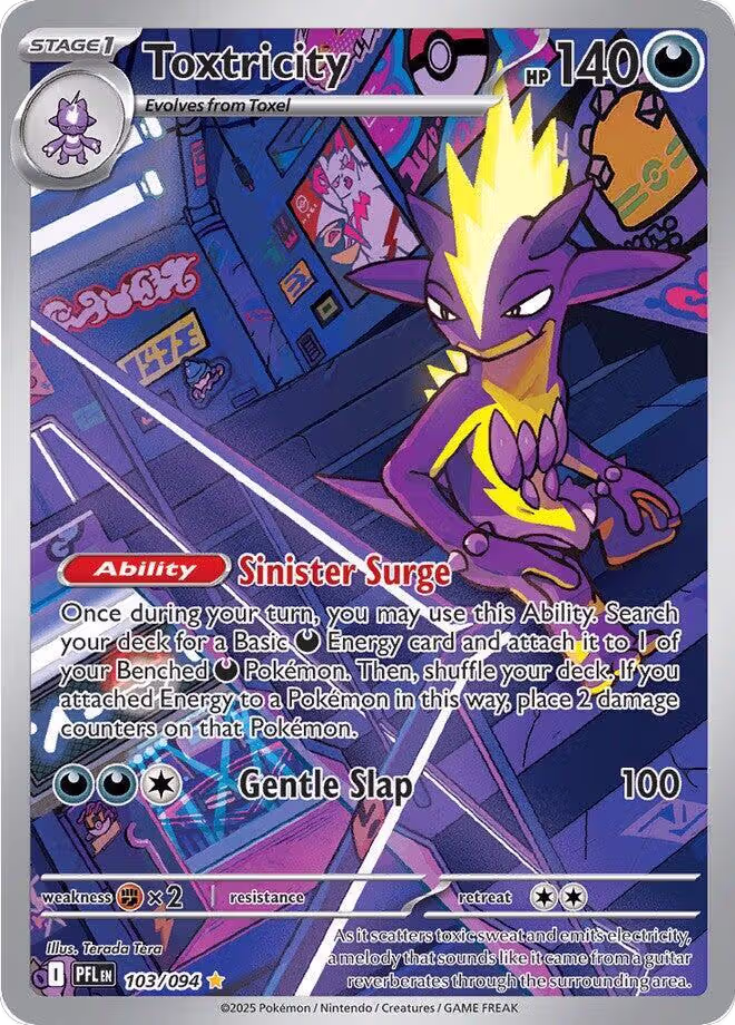 Toxtricity - 103/094 (103/094), Phantasmal Flames — Pokémon card price