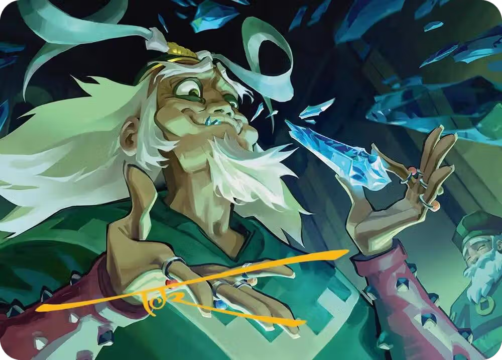 Bumi, King of Three Trials Art Card (Gold-Stamped Signature) (14), Art Series: Avatar: The Last Airbender — Magic card price