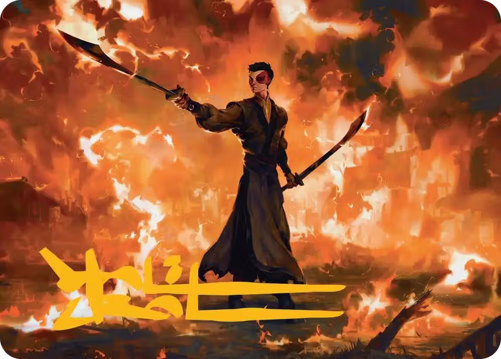 Zuko, Conflicted Art Card (Gold-Stamped Signature) (24), Art Series: Avatar: The Last Airbender — Magic card price