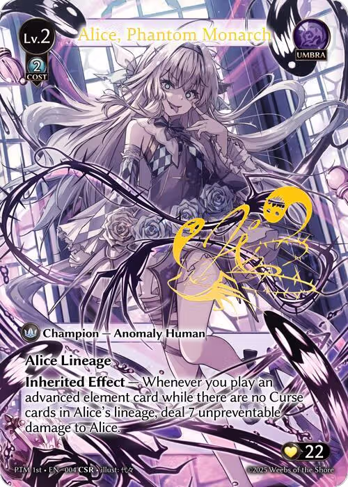 Alice, Phantom Monarch (CSR) (004), Phantom Monarchs — Grand Archive card price