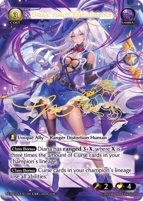 Diana, Haunt Reminiscence (CSR) (181), Phantom Monarchs — Grand Archive card price