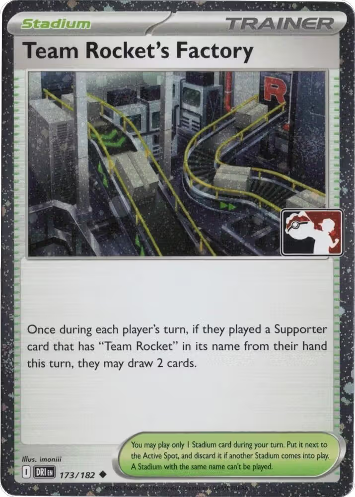 Team Rocket's Factory - 173/182 (Cosmos Holo) (173/182), Prize Pack Series Cards — Pokémon card price