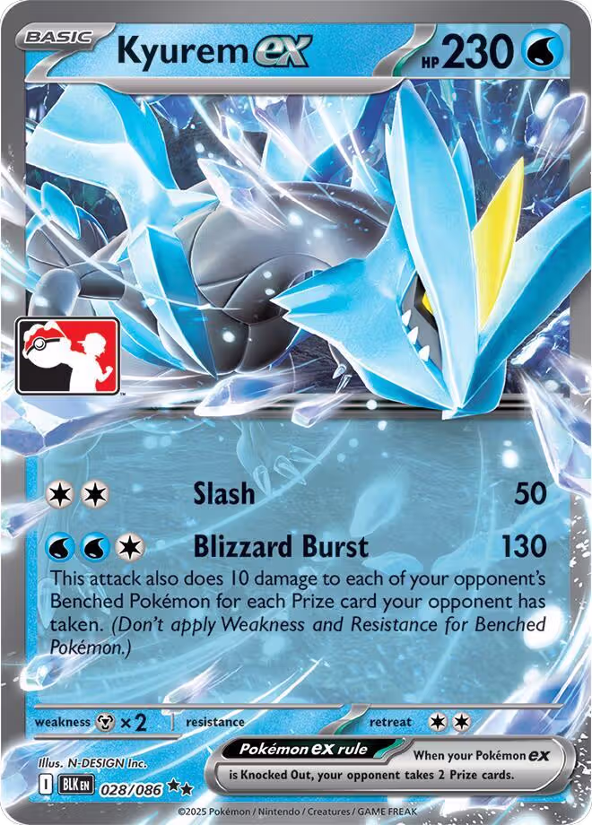 Kyurem ex - 028/086 (028/086), Prize Pack Series Cards — Pokémon card price