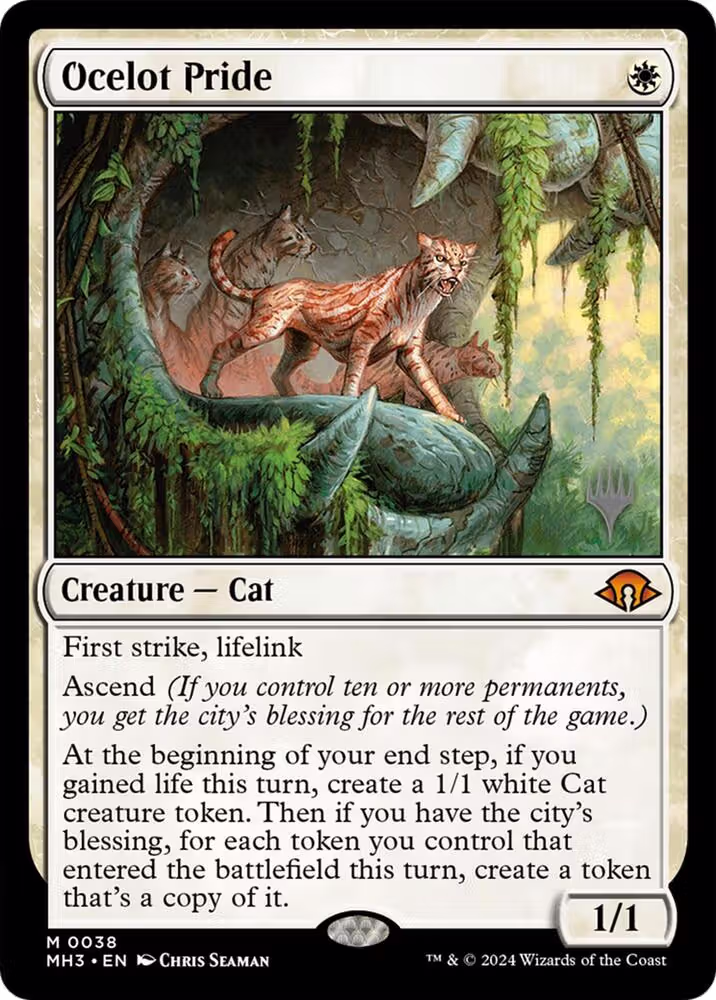 Ocelot Pride (38), Promo Pack: Lorwyn Eclipsed — Magic card price