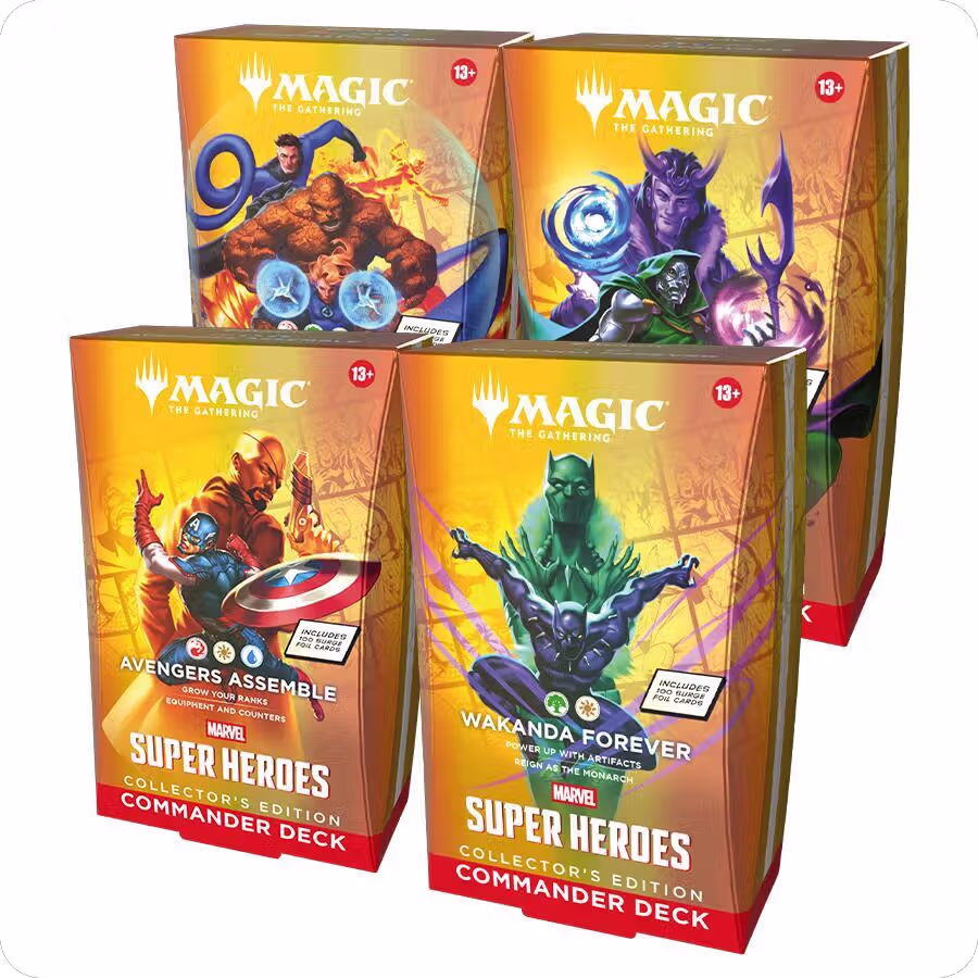 Marvel Super Heroes Commander Deck Case (Collector's Edition), Commander: Marvel Super Heroes — Magic sealed product price