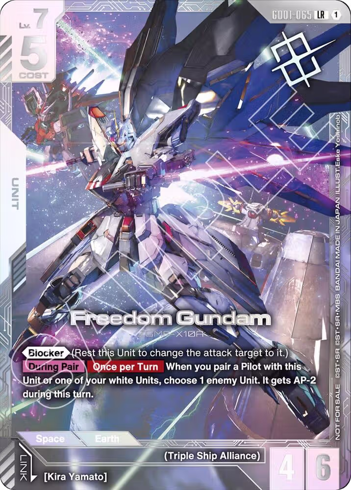 Freedom Gundam (Newtype Challenge 2026 Mission 1) (GD01-065), Gundam Promotional Cards — Gundam card price