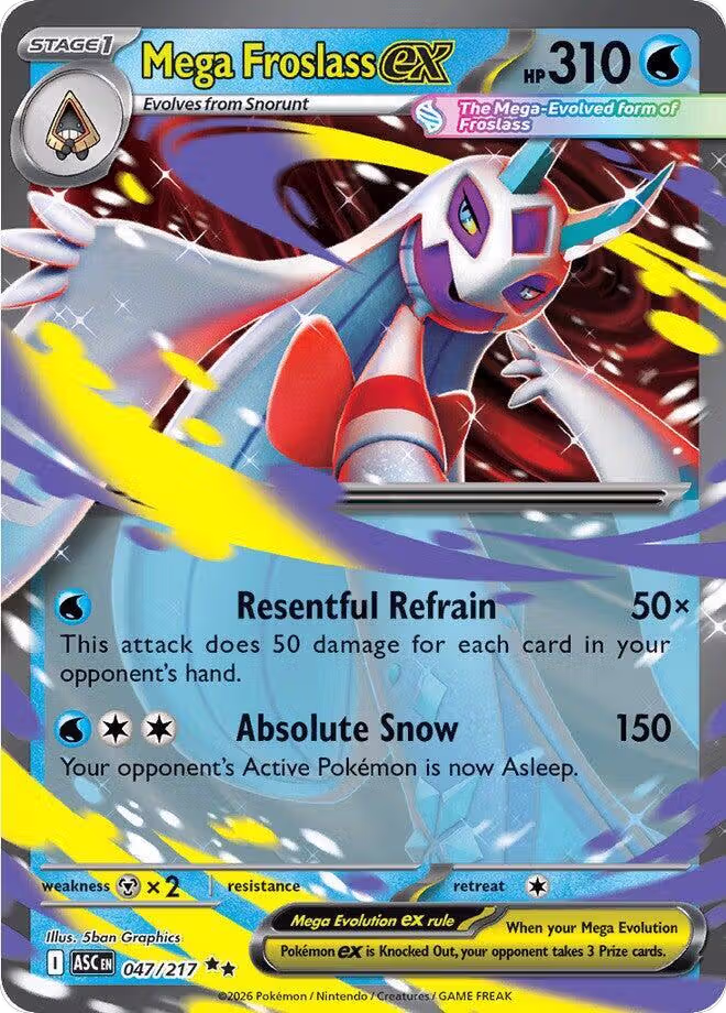 Mega Froslass ex - 047/217 (047/217), Ascended Heroes — Pokémon card price