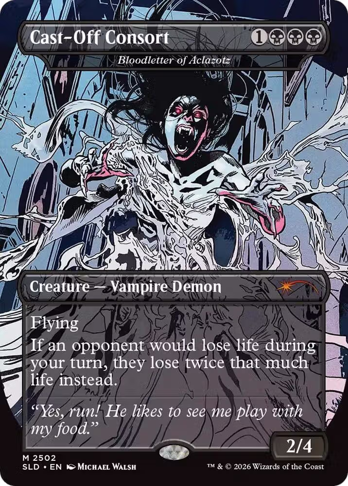 Cast-Off Consort - Bloodletter of Aclazotz (2502), Secret Lair Drop Series — Magic card price