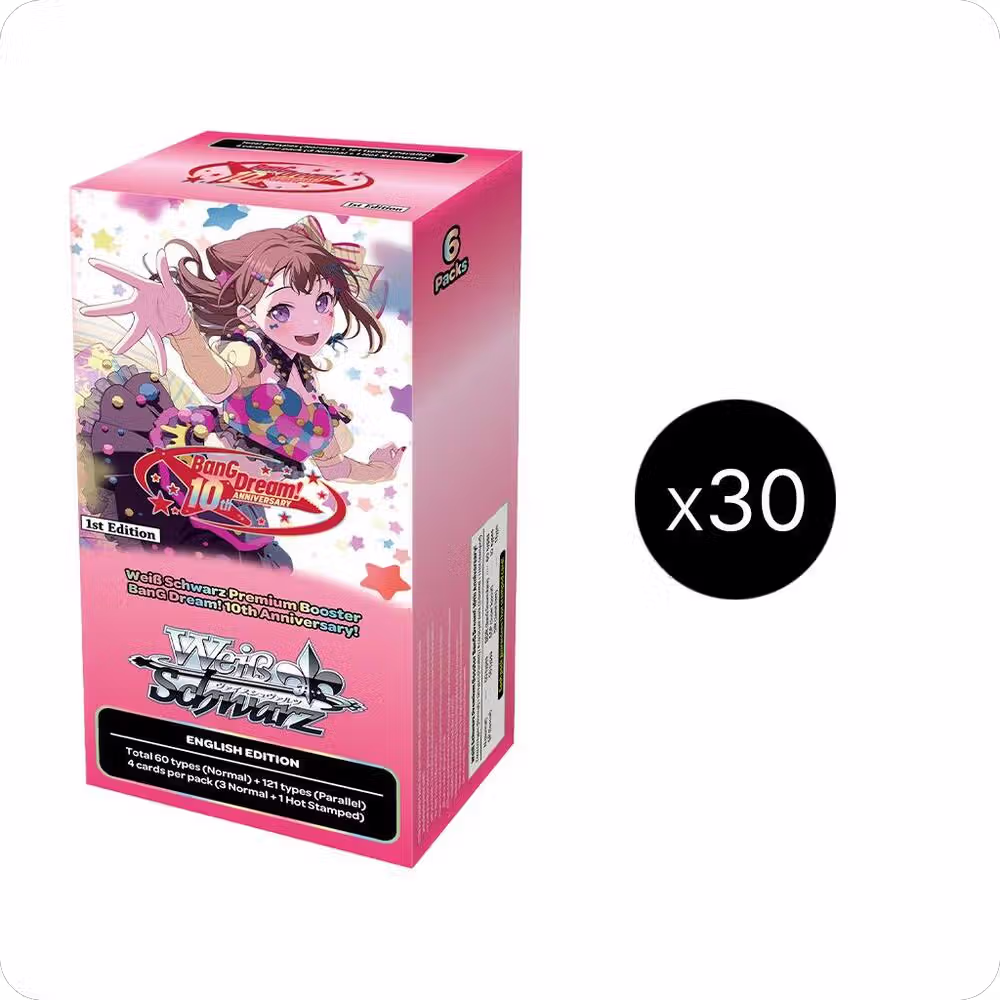 BanG Dream! 10th Anniversary! Premium Booster Case, BanG Dream! 10th Anniversary! Premium Booster — Weiß Schwarz sealed product price