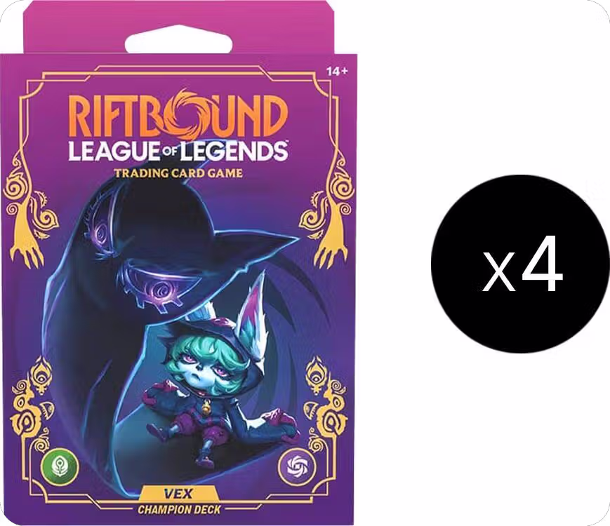 Unleashed - Champion Deck (Vex) Display, Unleashed — Riftbound card price