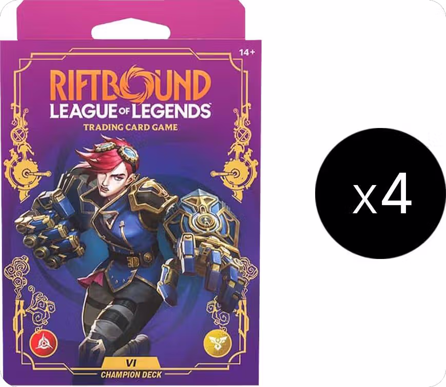 Unleashed - Champion Deck (Vi) Display, Unleashed — Riftbound card price