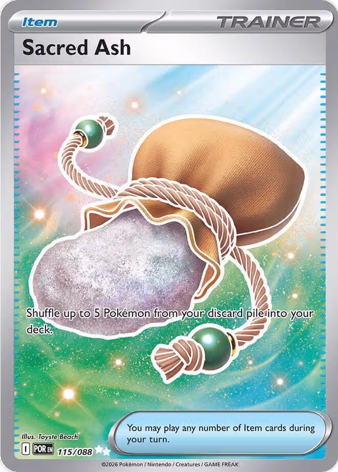 Sacred Ash (115/088), Perfect Order — Pokémon card price