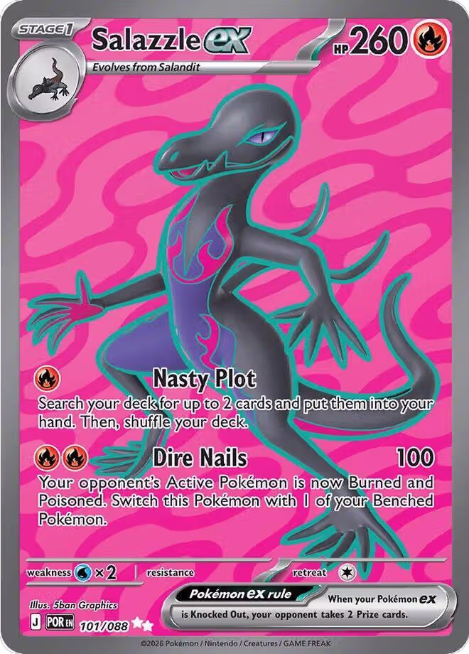 Salazzle ex - 101/088 (101/088), Perfect Order — Pokémon card price