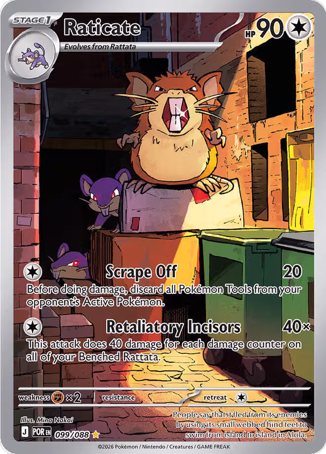 Raticate - 099/088 (099/088), Perfect Order — Pokémon card price