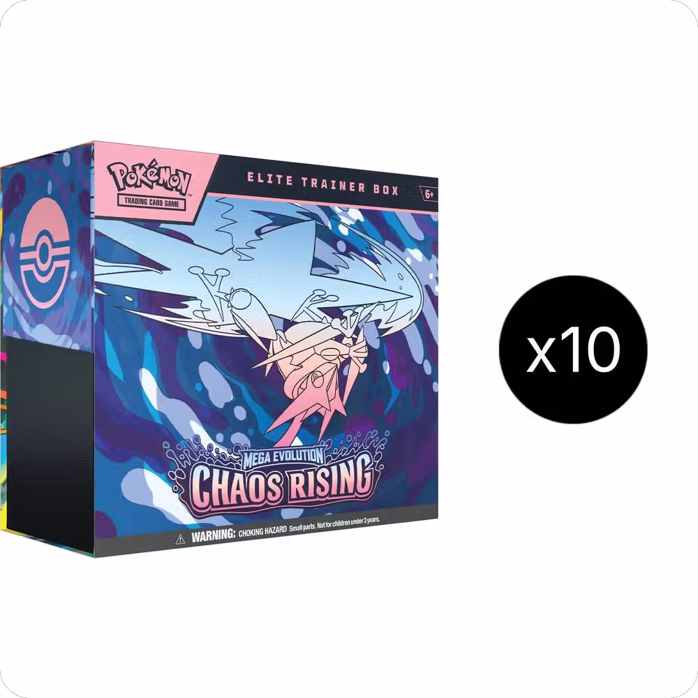 Chaos Rising Elite Trainer Box Case, Chaos Rising — Pokémon sealed product price
