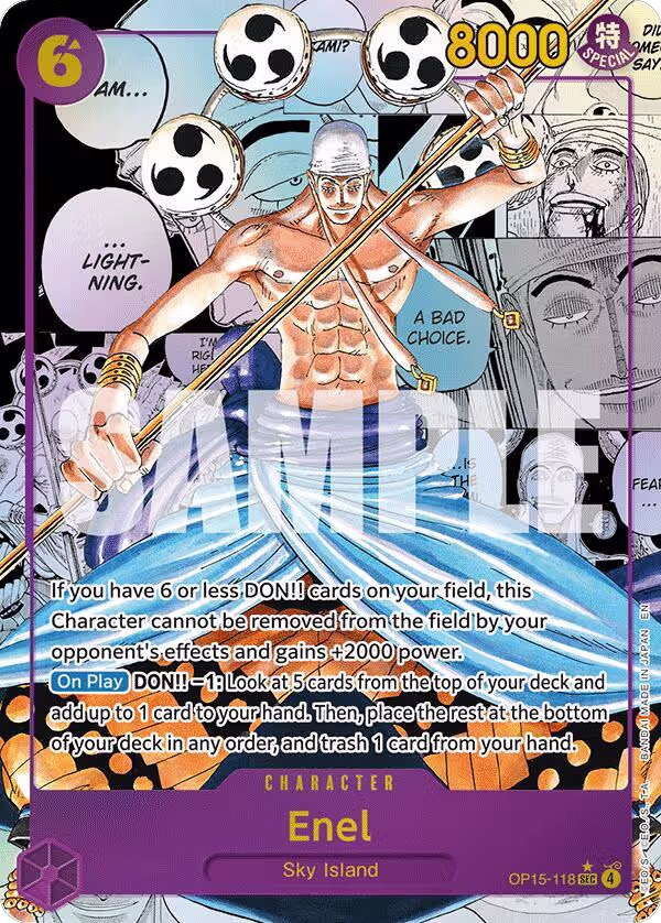 Enel (OP15-118) (Manga) (OP15-118), Adventure on Kami's Island — One Piece card price