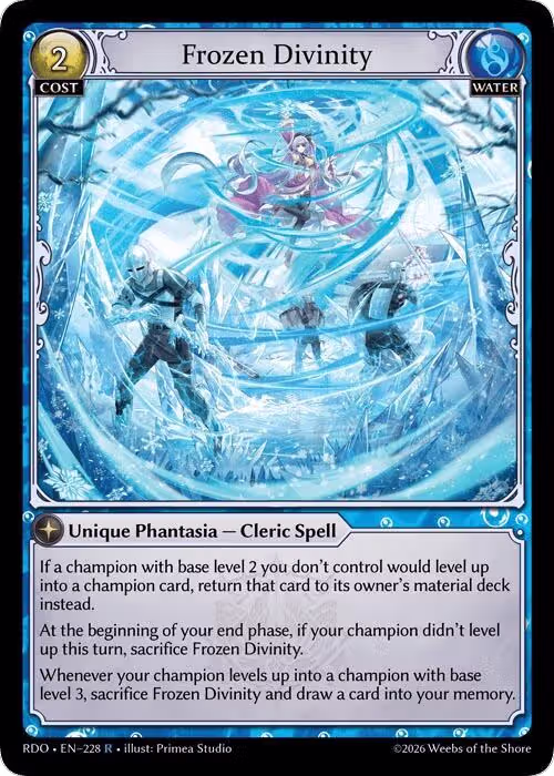 Frozen Divinity (228), Radiant Origins — Grand Archive card price