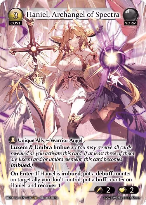 Haniel, Archangel of Spectra (88), Radiant Origins — Grand Archive card price