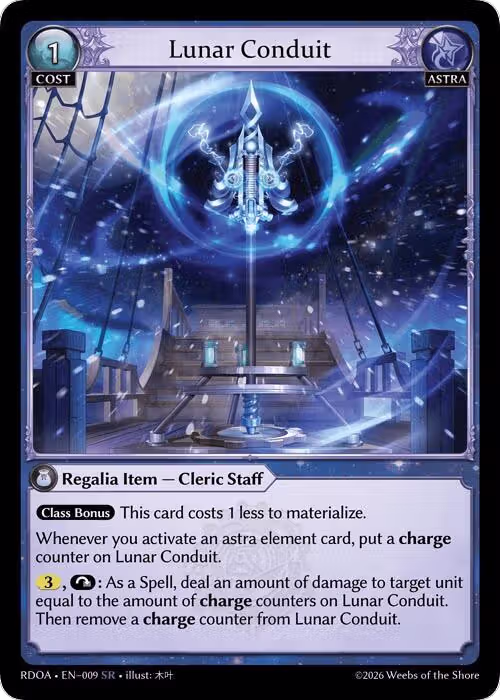 Lunar Conduit (009), Radiant Origins — Grand Archive card price