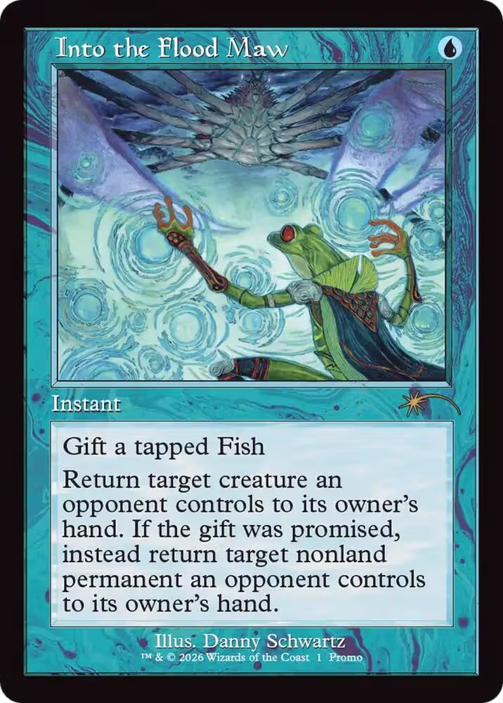 Into the Flood Maw (Retro Frame) (1), WPN & Gateway Promos — Magic card price