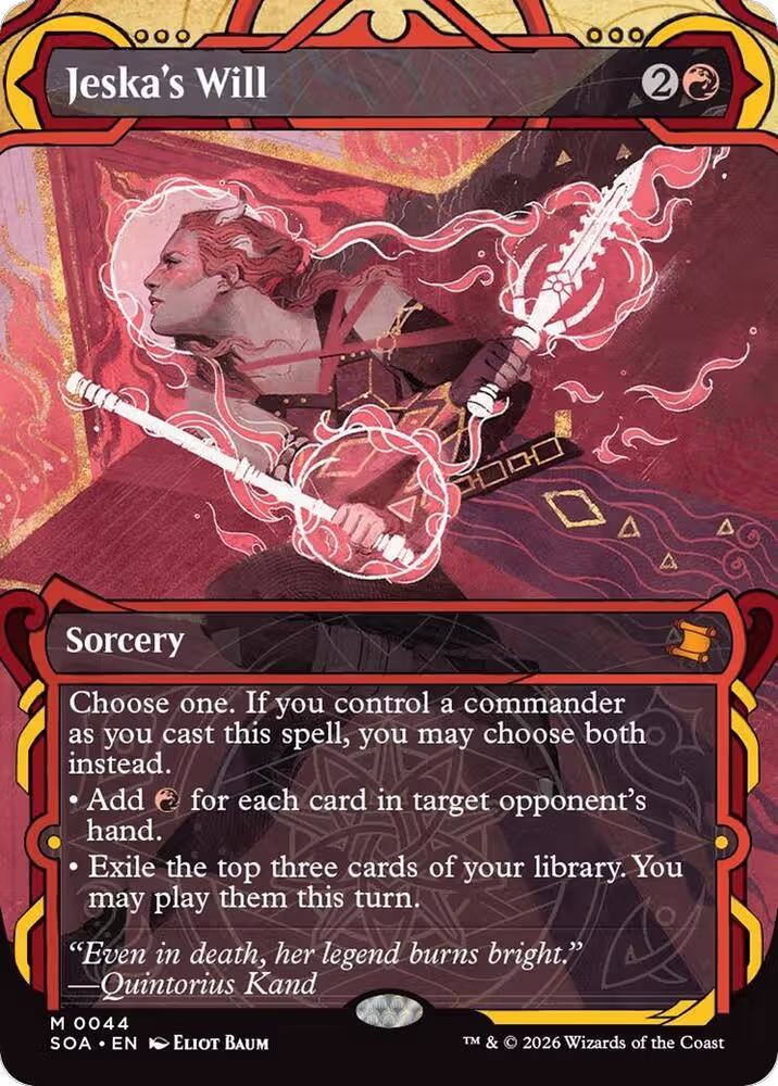 Jeska's Will (44), Secrets of Strixhaven: Mystical Archive — Magic card price