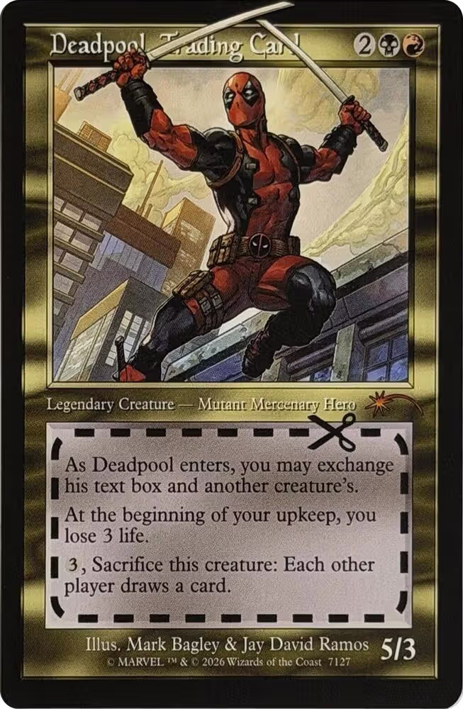 Deadpool, Trading Card (7127) (7127), Secret Lair Drop Series — Magic card price