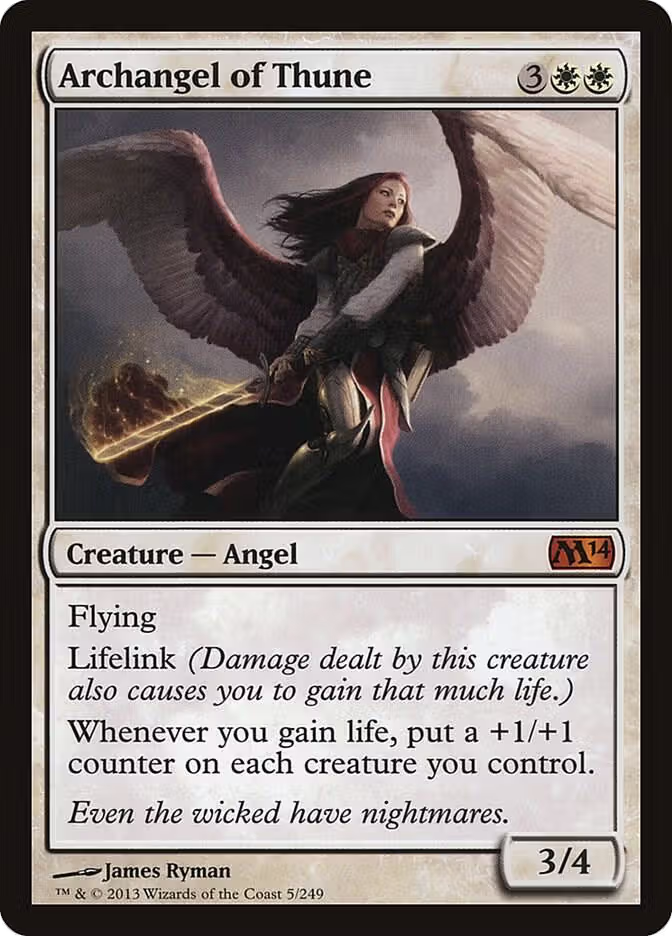 Archangel of Thune (5), Magic 2014 (M14) — Magic card price