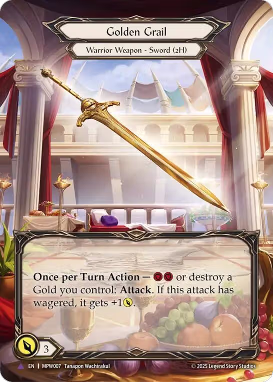 Golden Grail (Marvel) (MPW007), Mastery Pack Warrior — Flesh & Blood card price