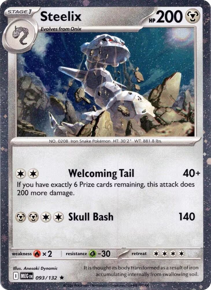 Steelix - 093/132 (Cosmos Holo) (093/132), Miscellaneous Cards & Products — Pokémon card price