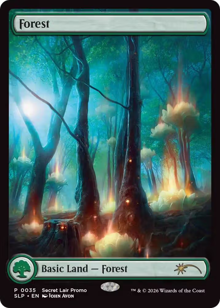 Forest (0035) (35), Secret Lair Showdown — Magic card price