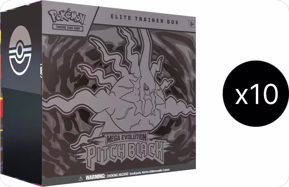 Pitch Black Elite Trainer Box Case, Pitch Black — Pokémon sealed product price