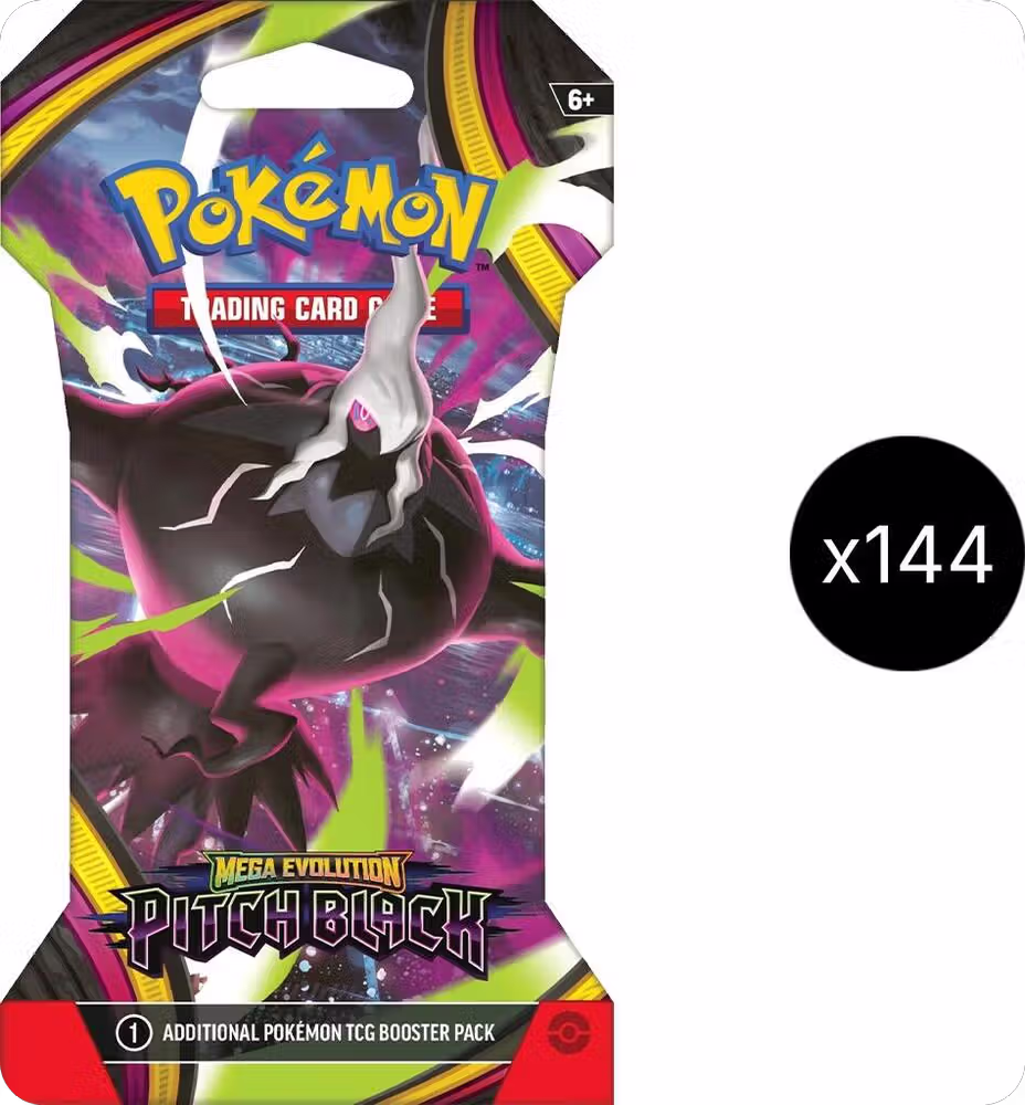 Pitch Black Sleeved Booster Case, Pitch Black — Pokémon sealed product price