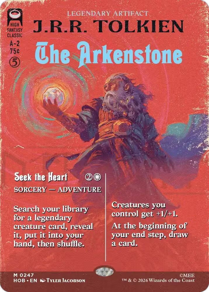 The Arkenstone (Borderless) (247), The Hobbit — Magic card price
