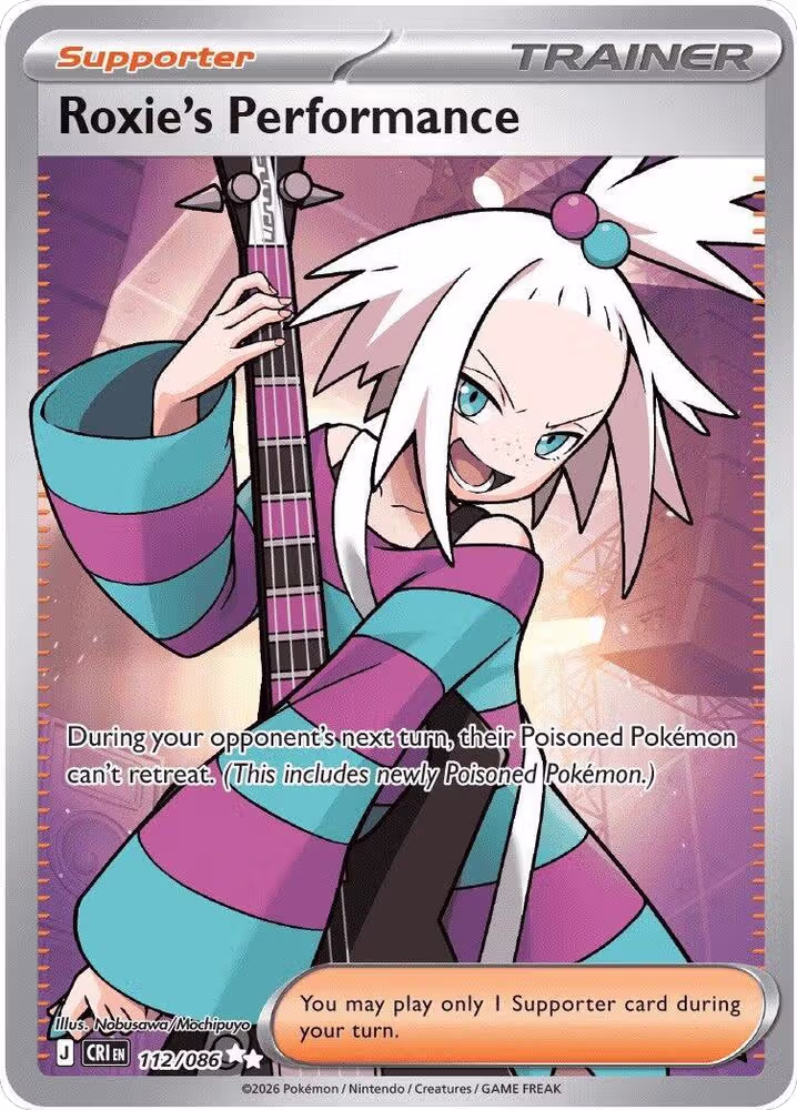 Roxie's Performance - 112/086 (112/086), Chaos Rising — Pokémon card price