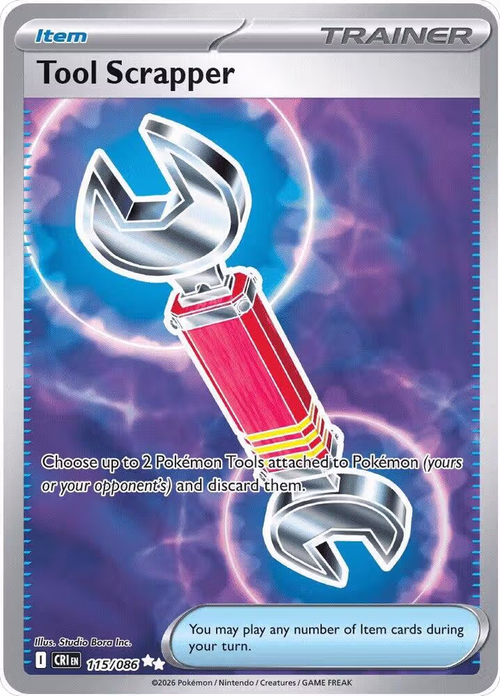 Tool Scrapper (115/086), Chaos Rising — Pokémon card price