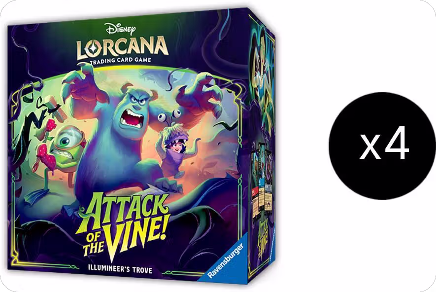 Disney Lorcana: Attack of the Vine! Illumineer's Trove Case, Attack of the Vine! — Lorcana sealed product price