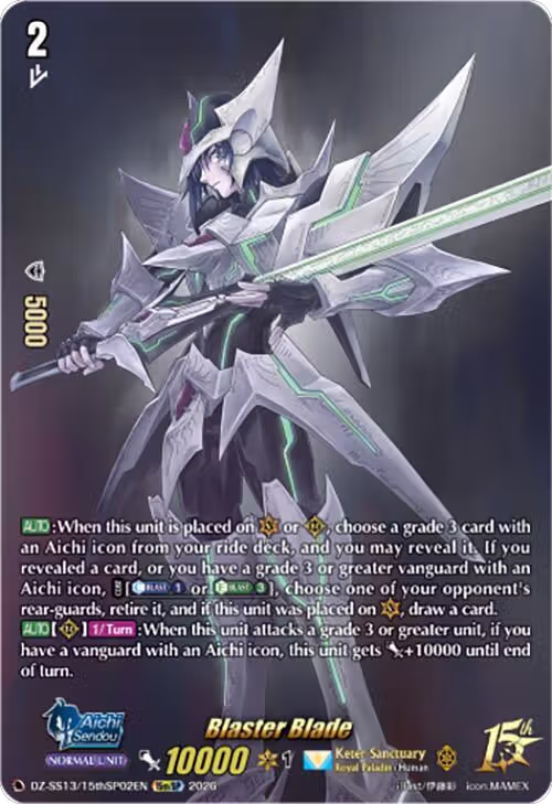 Blaster Blade (15thSP) (DZ-SS13/15thSP02EN), DZ-SS13: Blaster Blade Start Deck — Vanguard card price